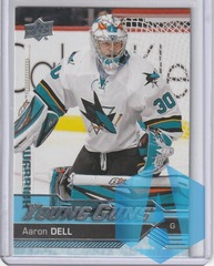 2016-17 Upper Deck Young Guns Aaron Dell #478 RC San Jose Sharks